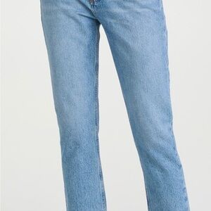 Agolde Light Blue Straight Leg Jeans